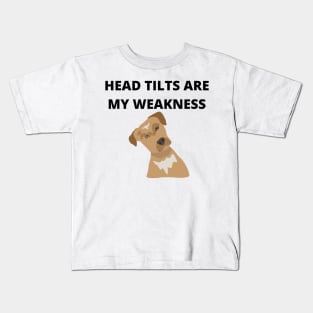 Dog Head Tilt Kids T-Shirt